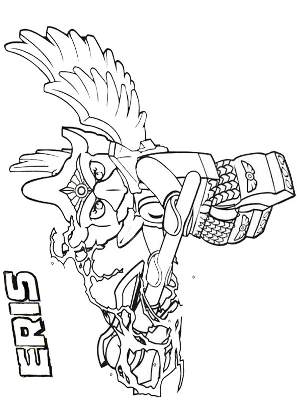 15 coloring pages of Lego Chima